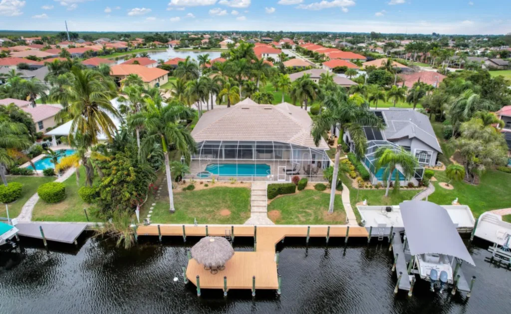 Cape Coral Villa Aerial