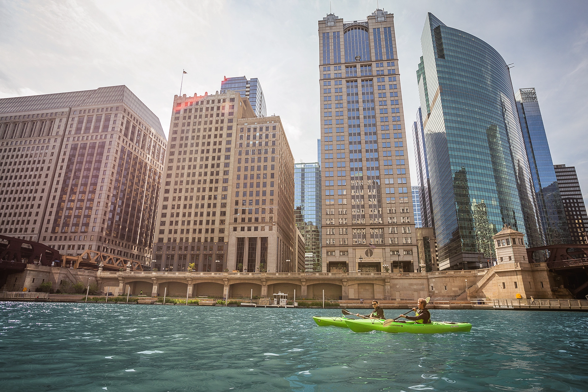 Chicago river kayaking