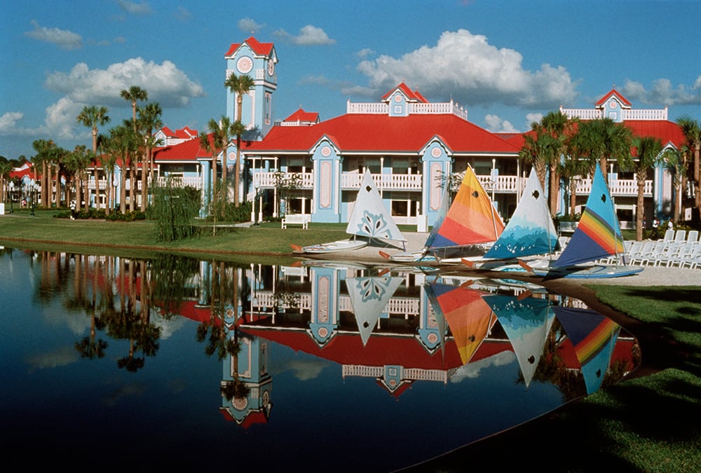 Disney's Caribbean-Beach Resort-Marina-Boats