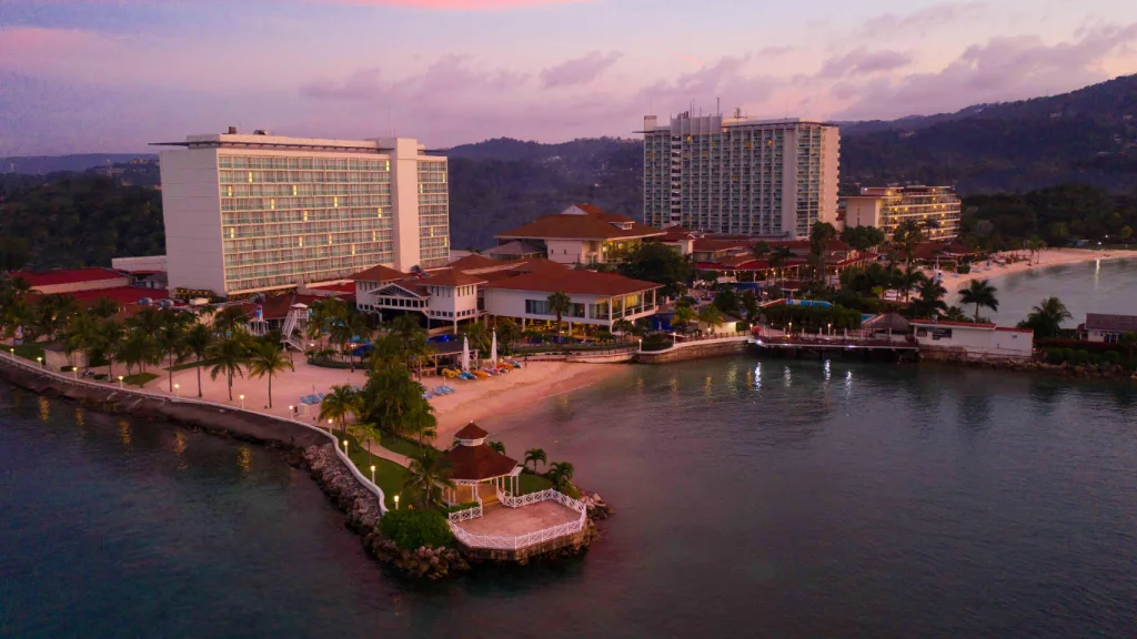 Moon Palace Jamaica - Sunset Aerial