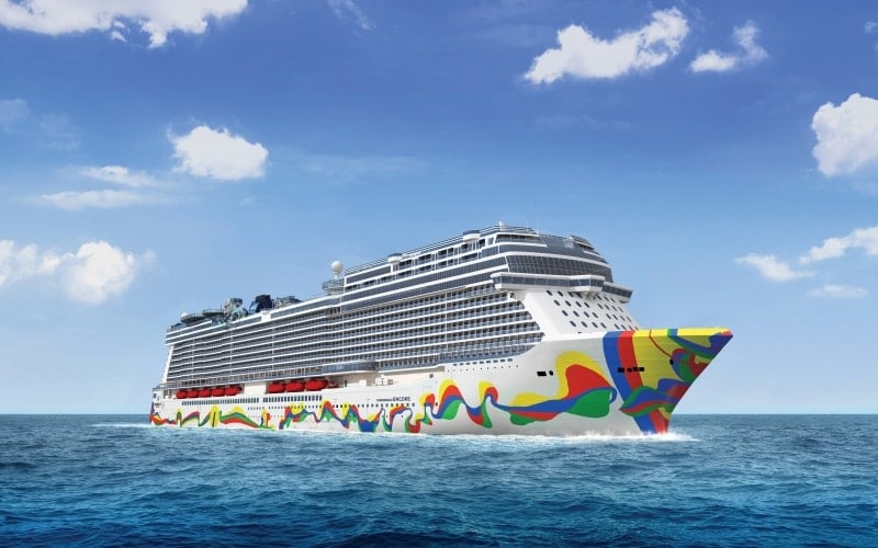 Norwegian Encore Aerial1