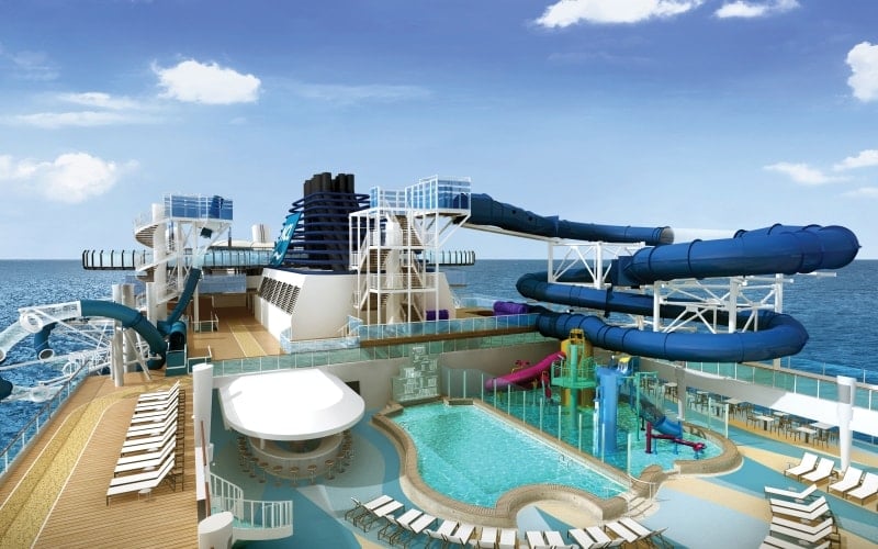 Norwegian Encore Main Pool