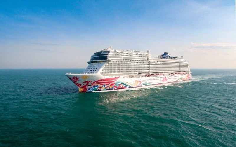 Norwegian Joy aerials