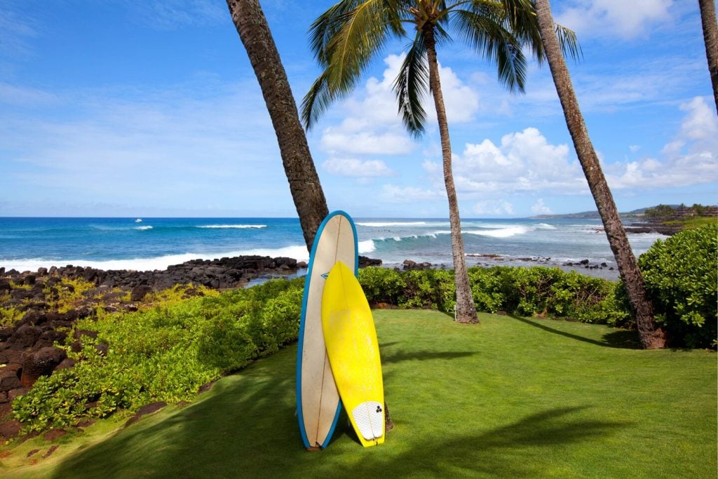 Sheraton Kauai Resort Surfing