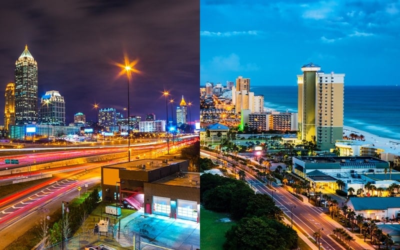 Atlanta to Panama City Beach | Twin Holiday 2020/2021