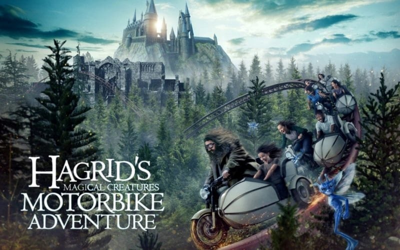Creatures inside Hagrid’s Magical Creatures Motorbike Adventure