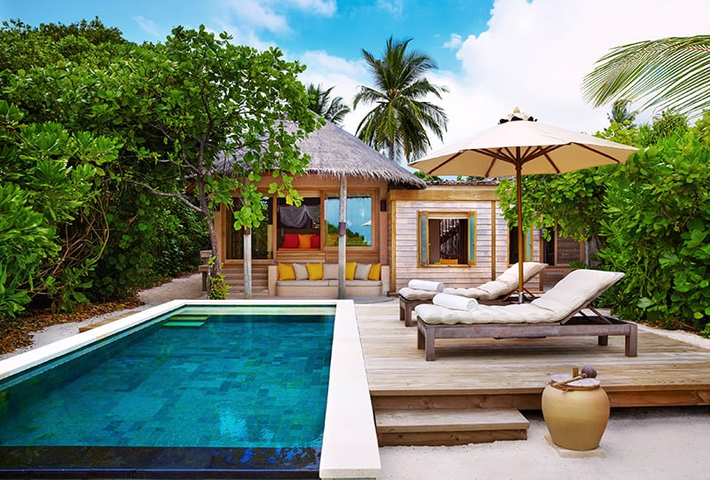 Six Senses Laamu Maldives Family_Villa_with_Pool_exterior