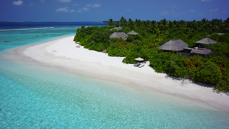 Six Senses Laamu Maldives Ocean_Beach_Villas_aerial