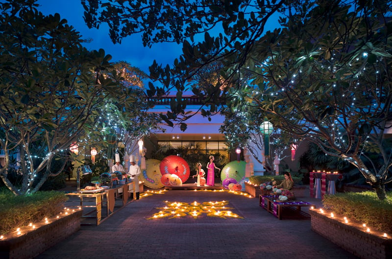 Shangri-La Hotel Chiang Ma Meeting-Outdoor venue Secret Garden