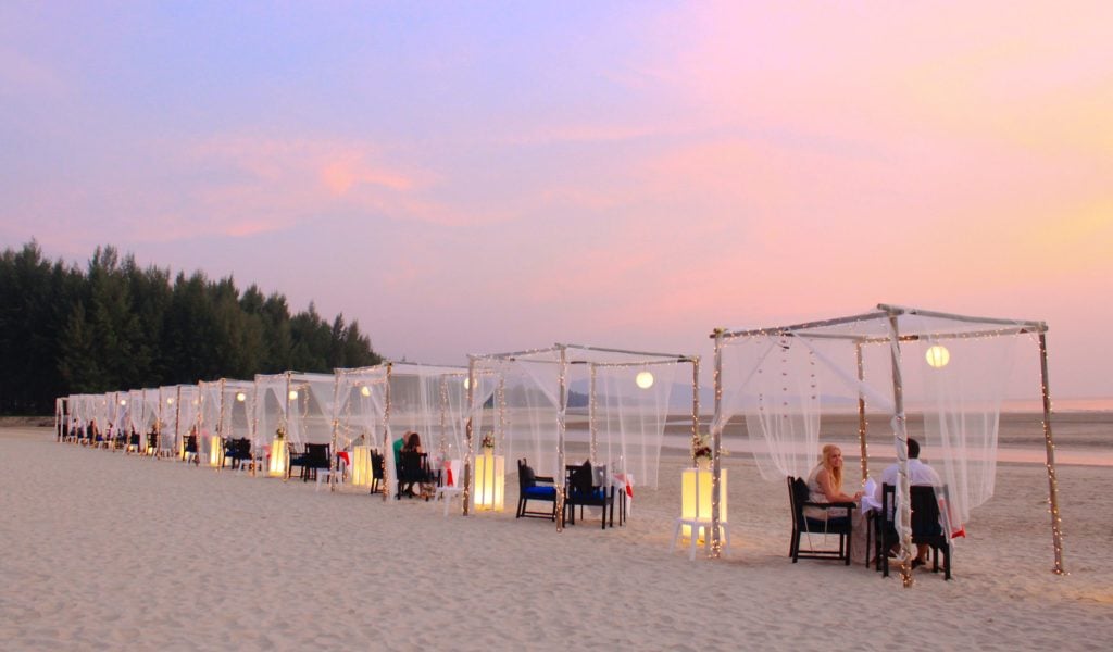 Apsara Beachfront Resort and Villa, Khao Lak Beach Romantic Beach Dinner