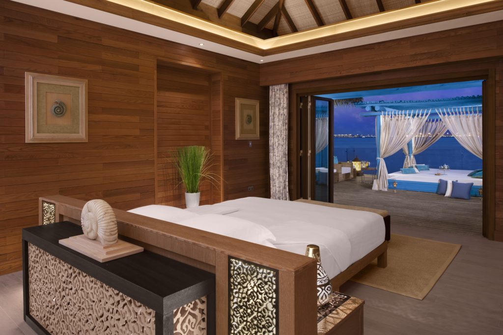 Banana Island Resort Doha by Anantara Guest Room Three and Five Bedroom Overwater Villa Bedroom