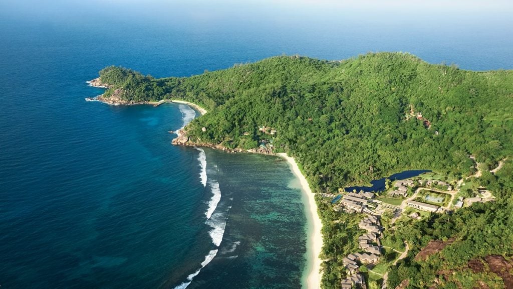 Kempinski Seychelles Resort Baie Lazare Aerial