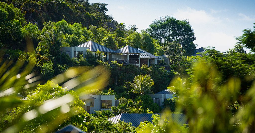 Raffles Seychelles, Praslin View of Hillside Villas