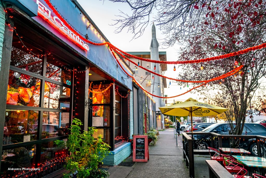 Seattle's Fremont neighborhood shopping district. El Camino Bar & Restaurant. Photo by Alabastro Photography.
Credit: Alabastro Photograpy