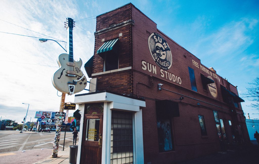 Sun Studio in Memphis, Tennessee.