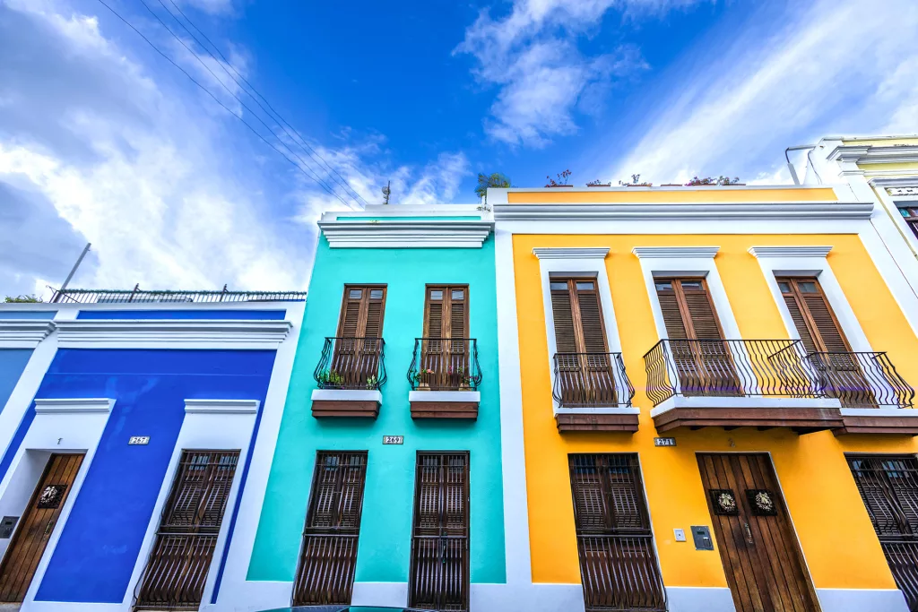 Puerto Rico Buildings Old San Juan