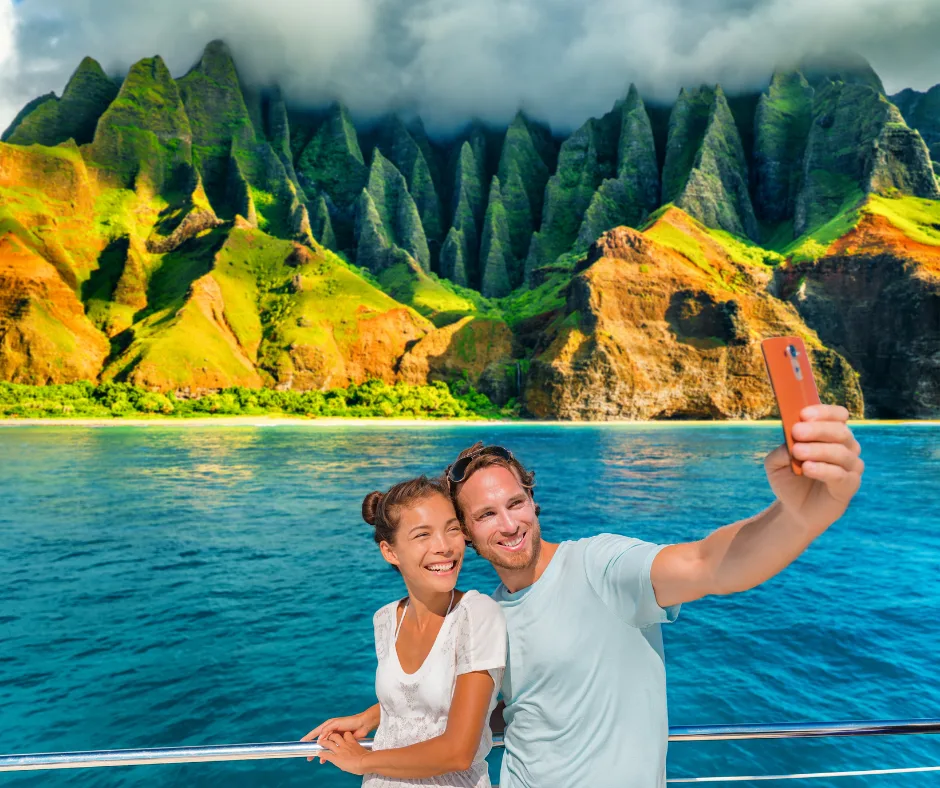 Couple Selfie Hawaii