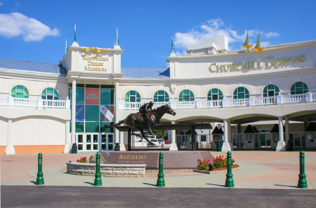 Entrance to Kentucky Derby Museum and Churchill Downs