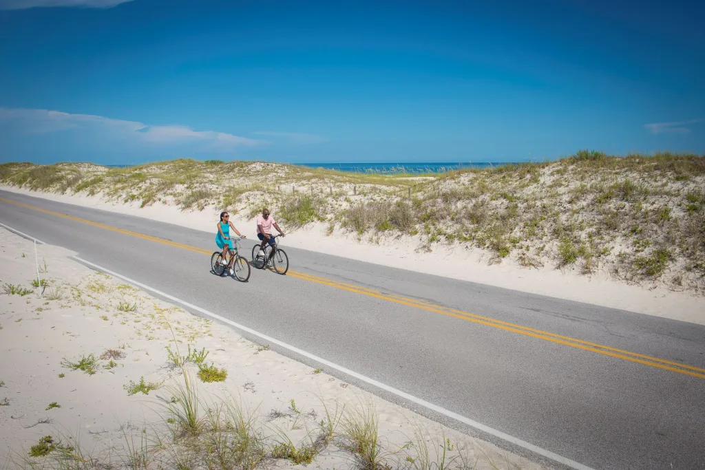 Pensacola Couple Biking