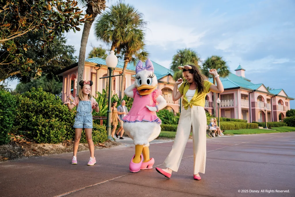 Disneys Caribben Beach Resort and Daisy Duck