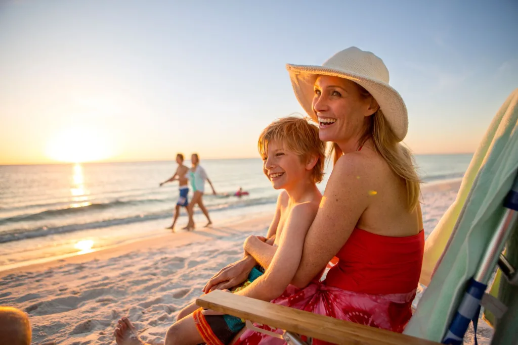 Panama City Beach Family on beach