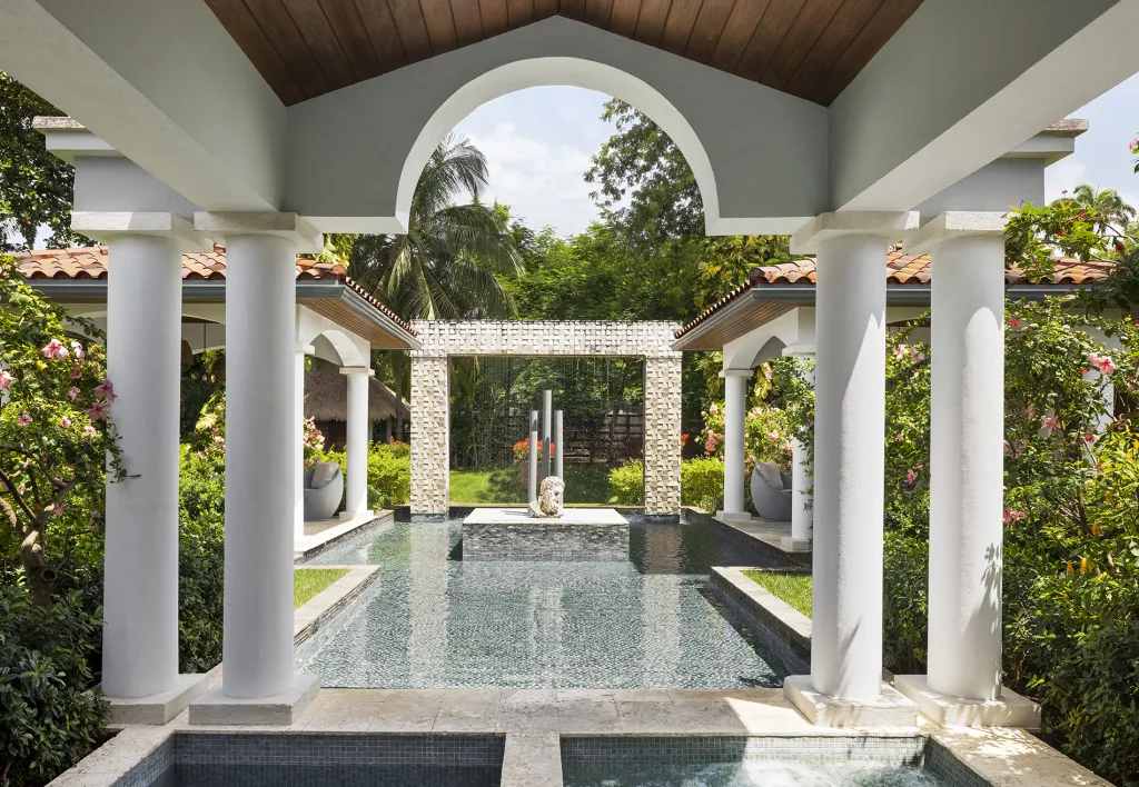 Sandals Barbados Royal RedLane Spa Courtyard