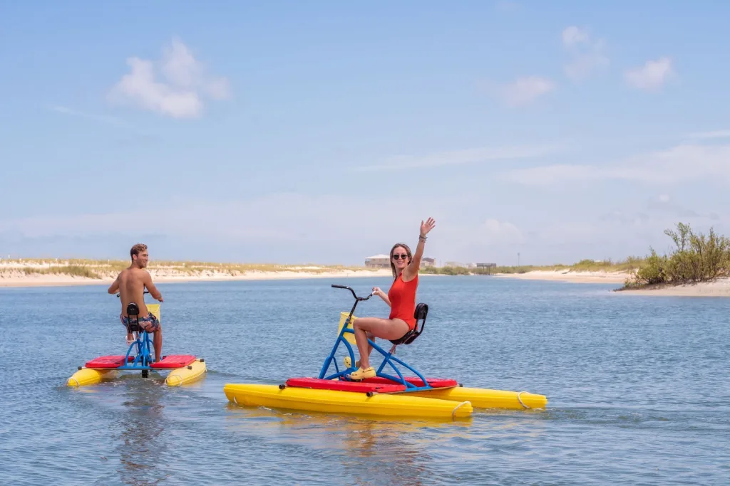 Visit Florida St. Augustine - Matanzas Inlet Couple Hydrobiking