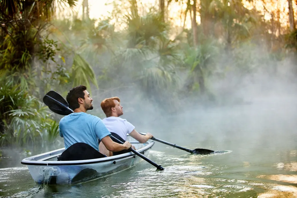 Visit Orlando Kayaking Boys