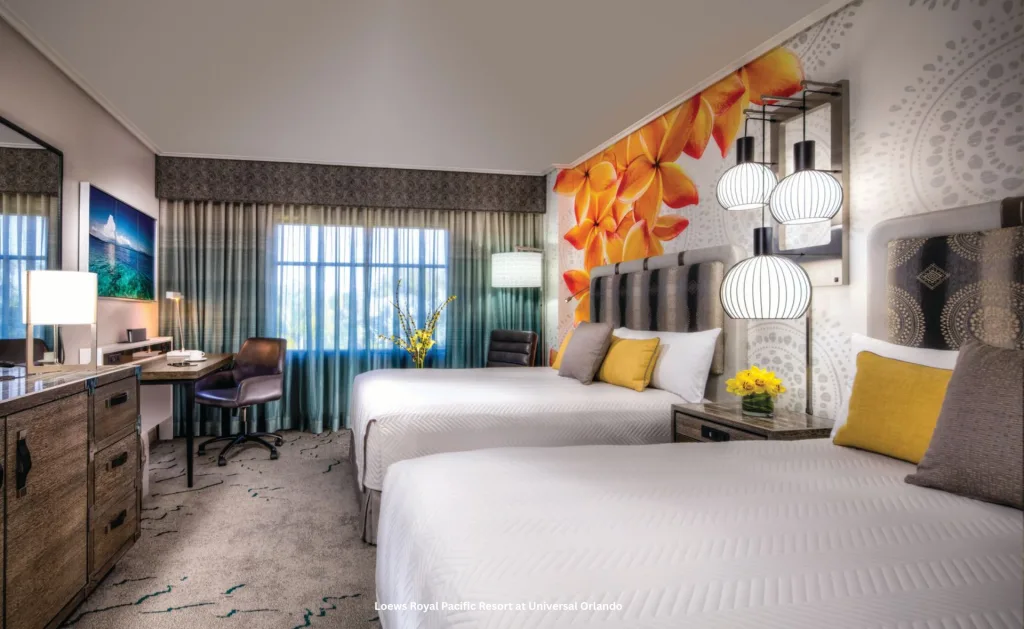 Loews Royal Pacific Resort at Universal Orlando - Bedroom Double