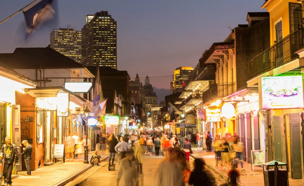 New Orleans, Louisiana - Bourbon Street