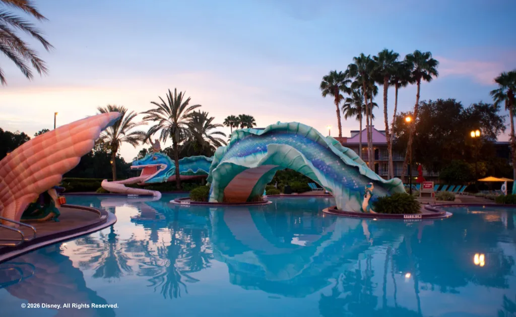 Disney's Port Orleans Resort - Pool Slides