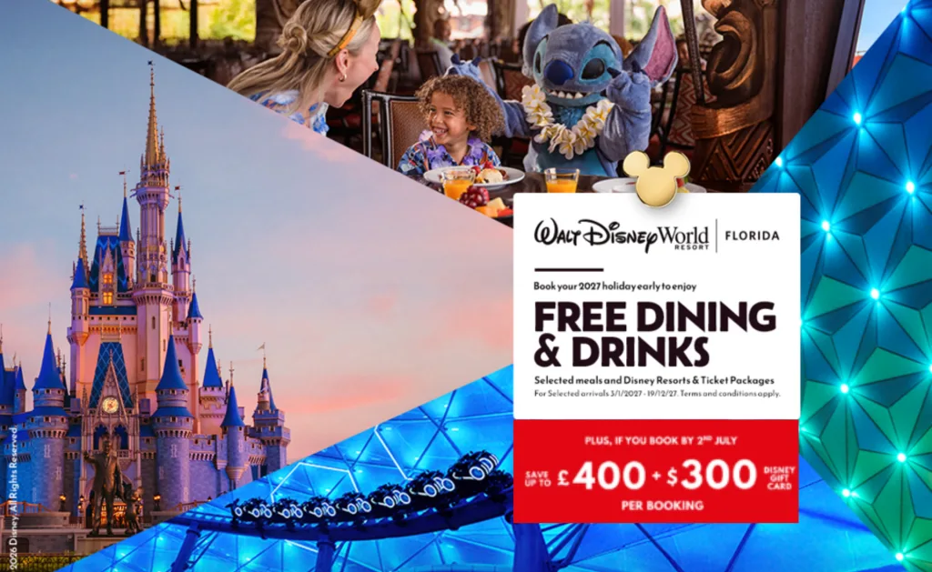 Free Disney Dining & Drinks plus gift card