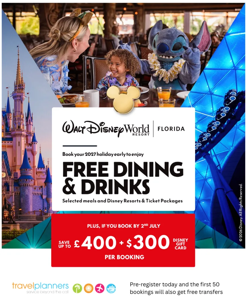 Travel Planners - Disney Dining Social Post