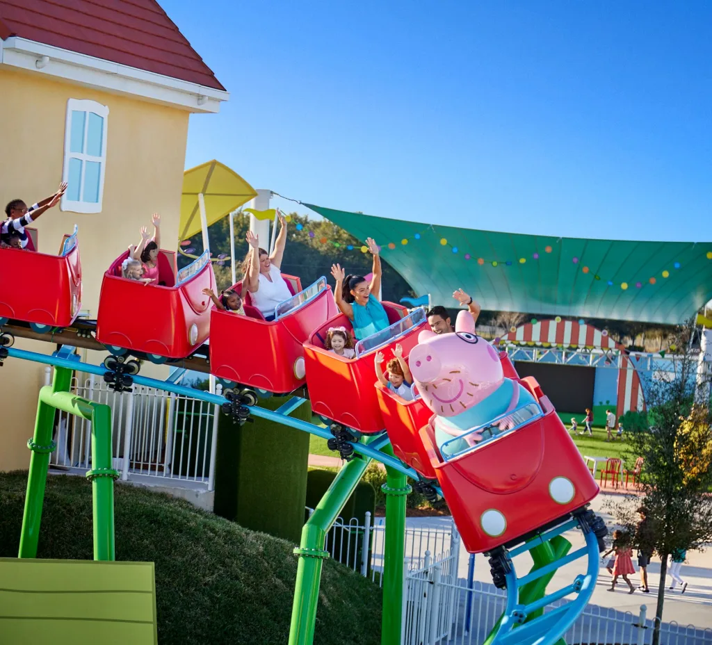 Visit Central Florida Daddy Pigs RollerCoaster 2 Peppa Pig Theme Park