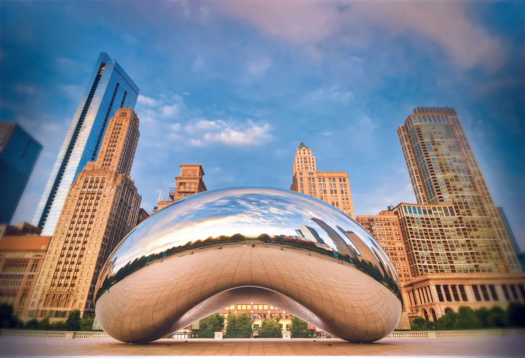 Illinois Cloud Gate Summer