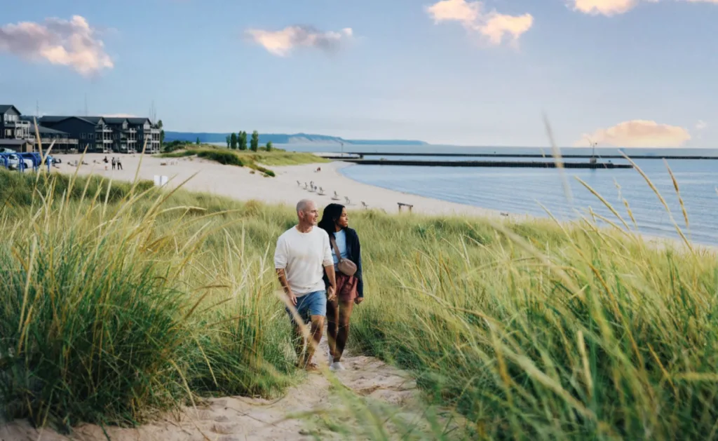 Pure Michigan - Beach Couple