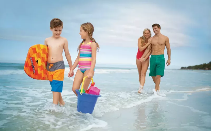 Beach Family - Strolling