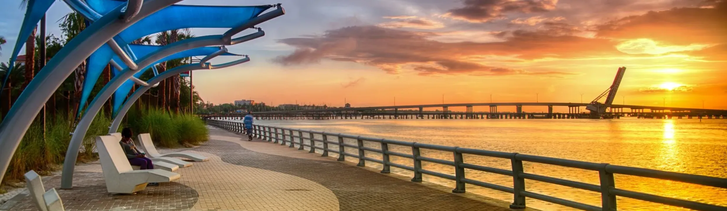 Bradenton Riverwalk Sunday Afternoon