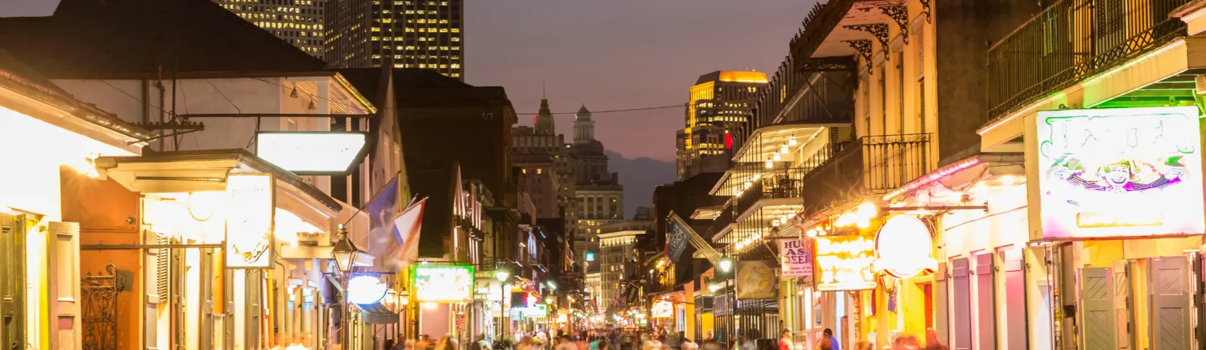 New Orleans, Louisiana - Bourbon Street