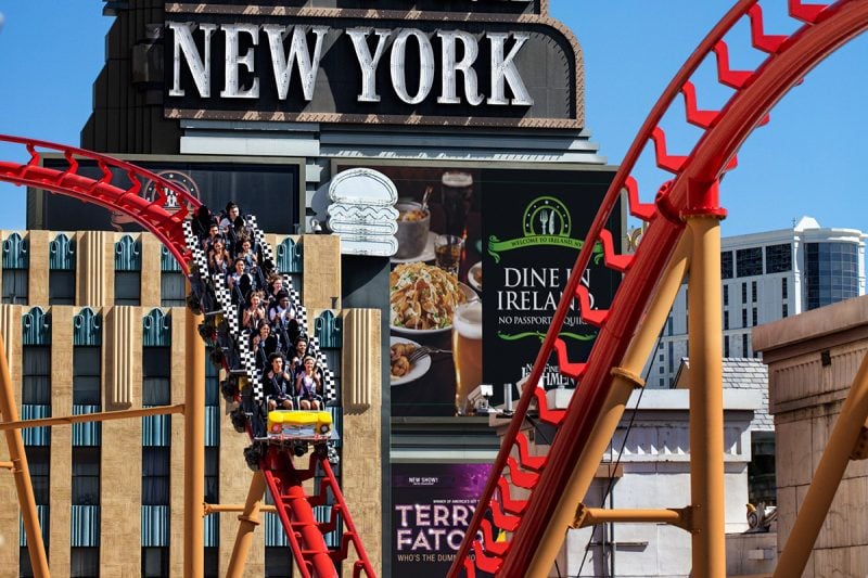New York New York Roller Coaster