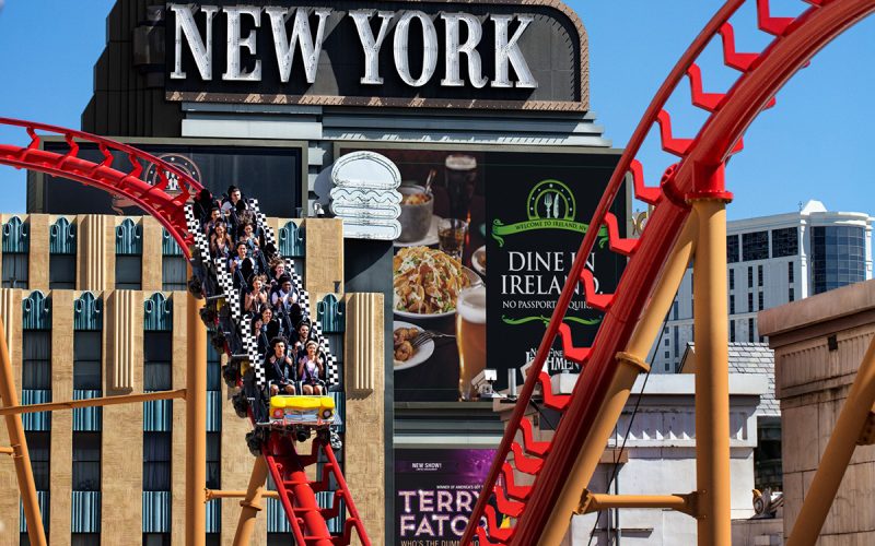 New York New York Roller Coaster
