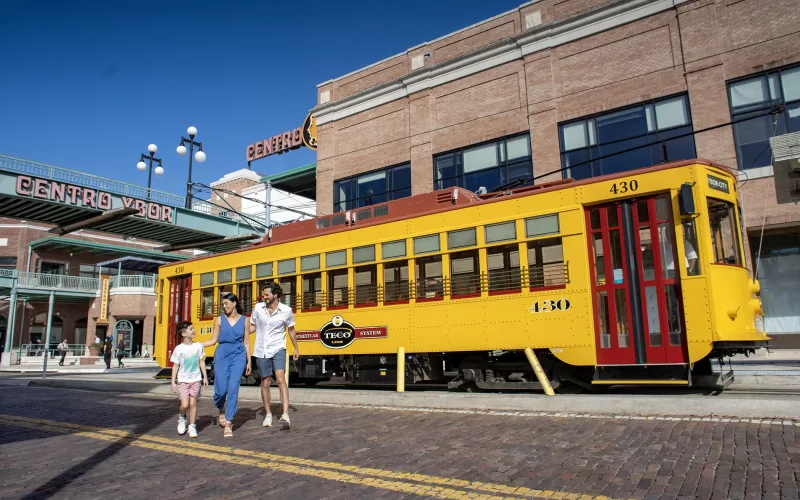 Tampa Bay Ybor City Family Streetcar