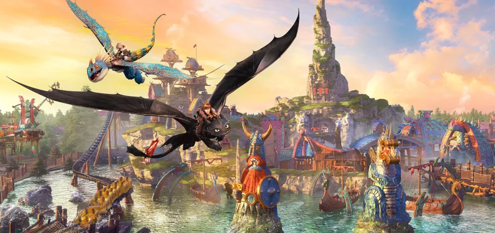 Universal Epic Universe Isle of Berk How to Train Your Dragon