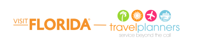 VISIT FLORIDA travelplanners Partner Orange logo